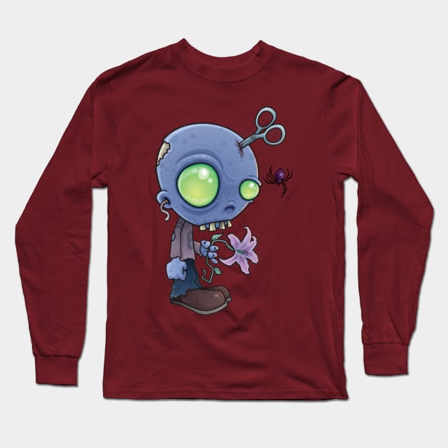 Zombie Jr. Long Sleeve T-Shirt by fizzgig